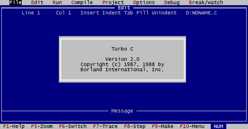 Turbo C 2.0
